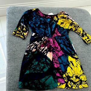 NWT Beautiful TIBI Silk dress in vibrant colors